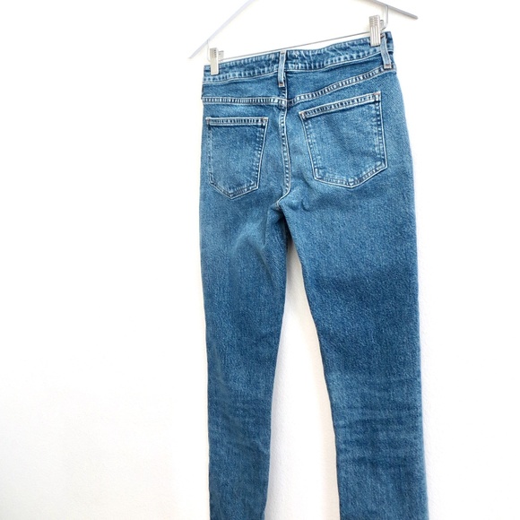 NEW! AGOLDE Devon Low Rise Denim Jeans Prophecy Blue SZ 24 - Picture 14 of 16
